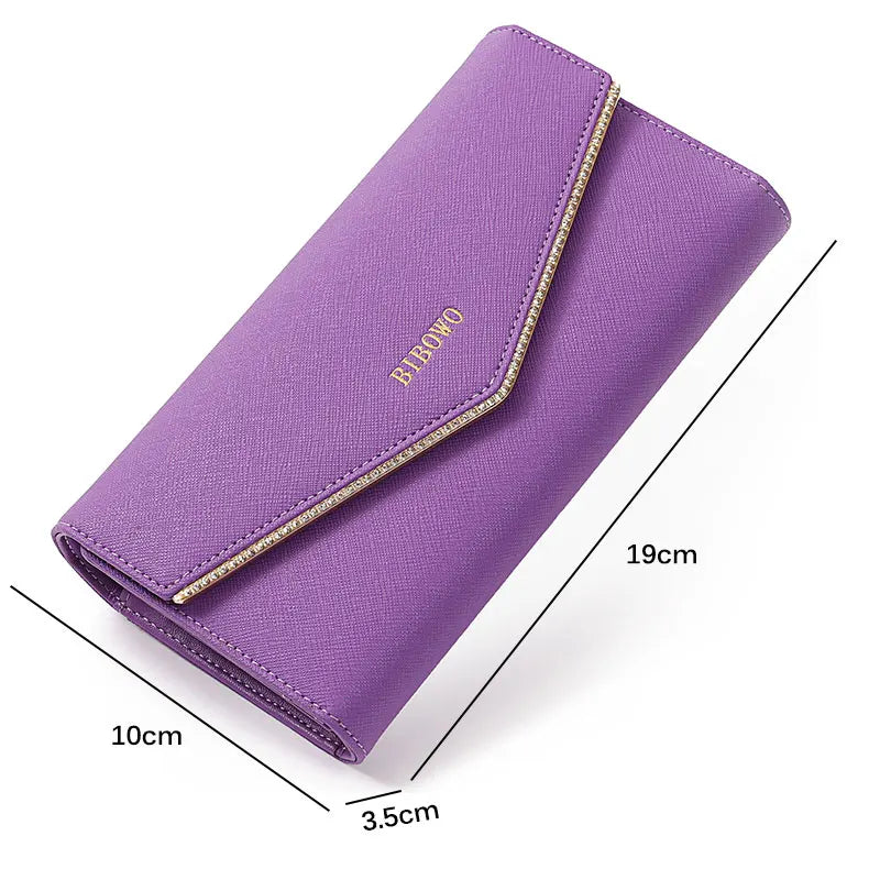 Woman RFID Blocking Trifold Purse