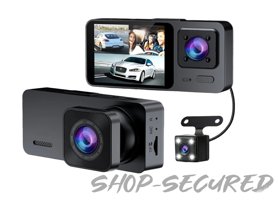 3 Channel WiFi Dash Cam 32GB