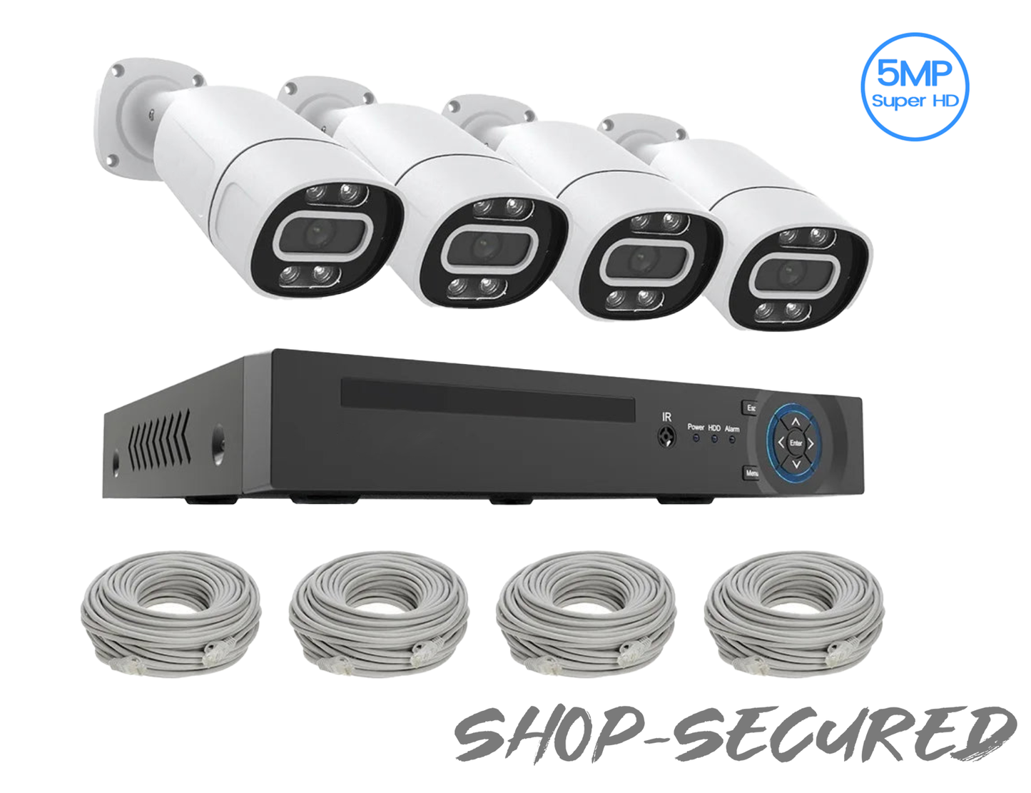 FHD IP Security Surveillance System