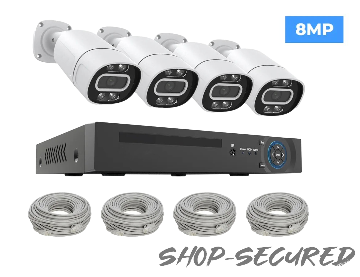 FHD IP Security Surveillance System