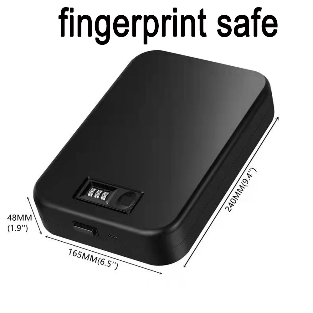 Fingerprint Valuables/ Firearms Portable Safe